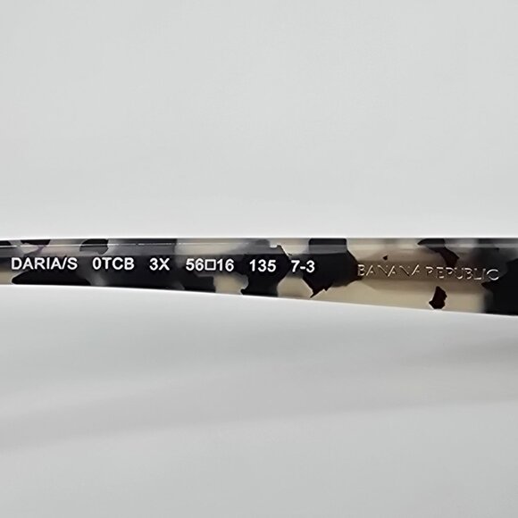 Banana Republic Daria White Black Spotted Frame Purple Gradient Lens Sunglasses main image 8
